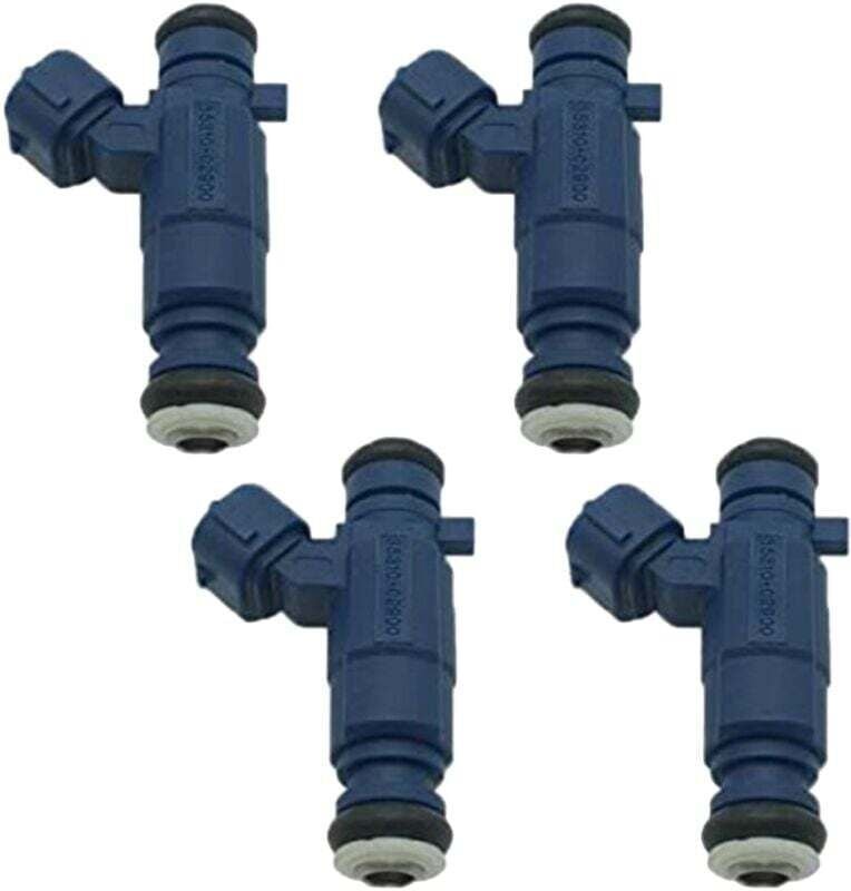 Satz mit 4 neuen Einspritzdüsen, kompatibel mit Hyundai i10 und Kia Picanto 1.1, Teilenummer 35310-02900