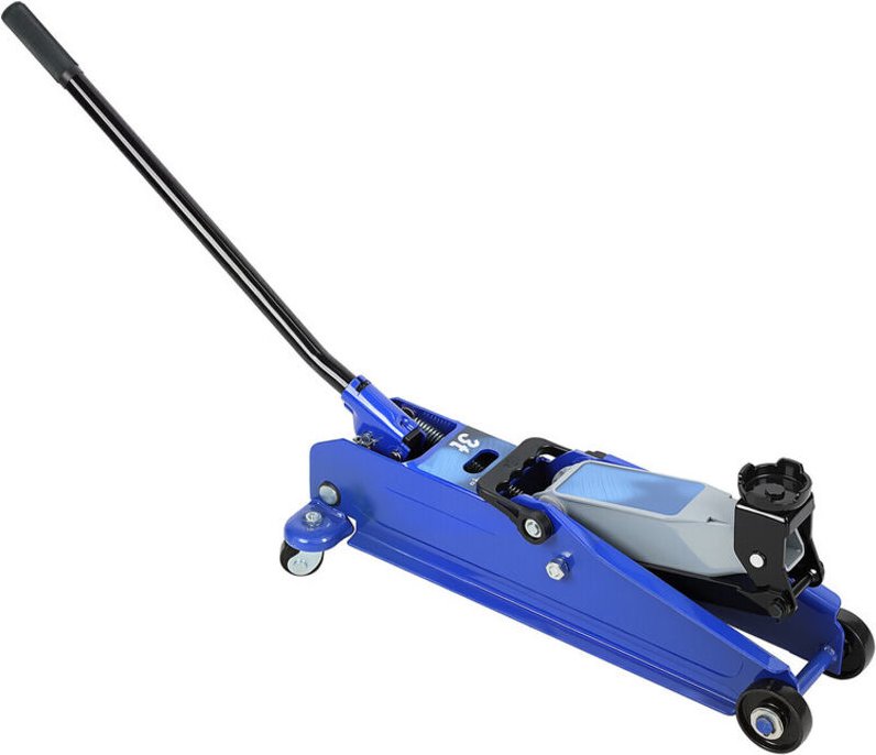 Hydraulischer Wagenheber – Tragfähigkeit 3000 kg, Hubhöhe von 15 bis 358 cm, 4 Stahlrollen, davon 2 Vorderrollen und 2 u...