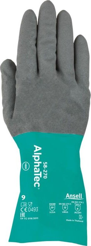 12 Paar Chemikalienschutzhandschuh AlphaTec 58-270 Gr. 8