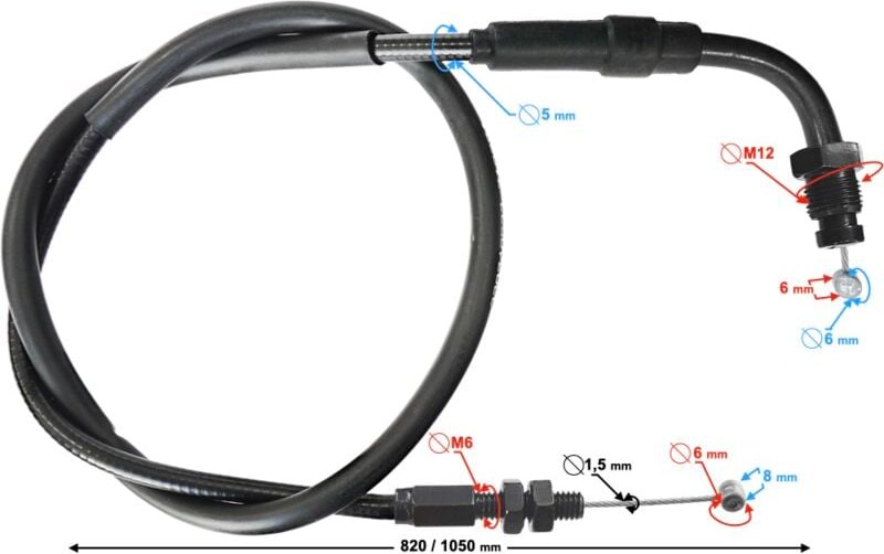 Startgaszug VOGE 500DS