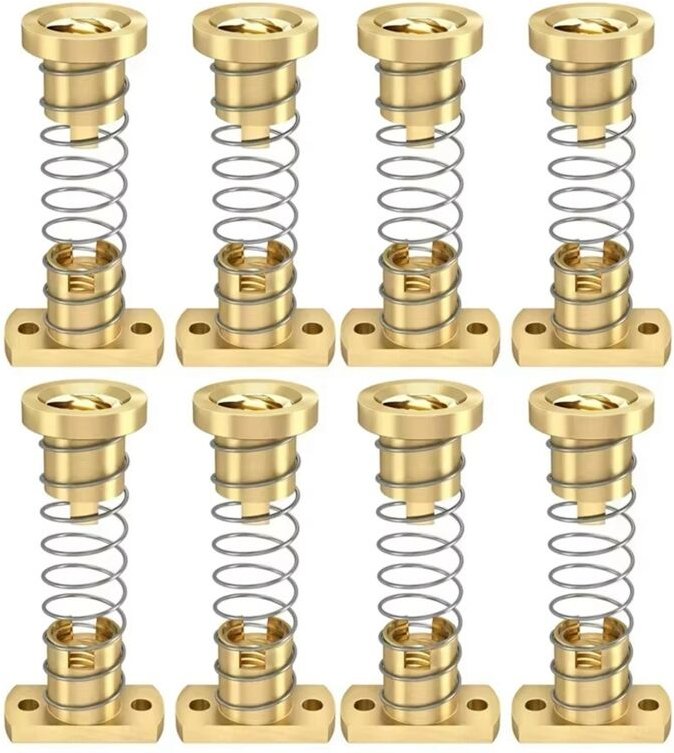 Stück Z T8 Anti-Backlash-Federmuttern, Beseitigung von Messingmuttern für Upgrade 3 3s Pro V2 -10 3D-Drucker