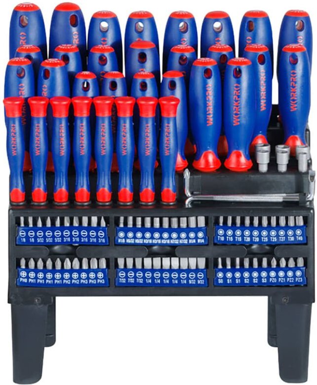 Schraubendreher Cr-V, 100-teiliges Set