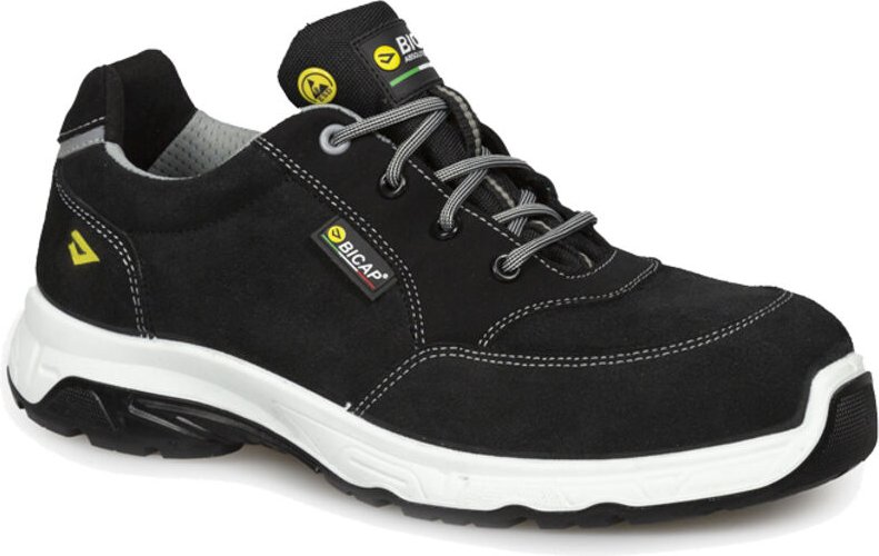 Bicap Ghost Low S3 ESD SRC Sicherheitsschuhe - 42 EU - Schwarze