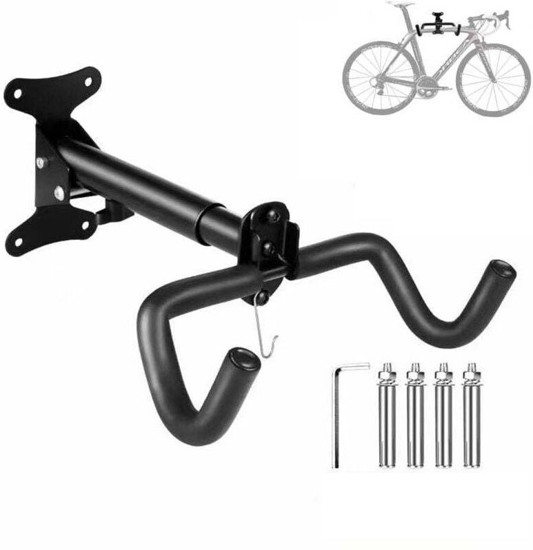 Einziehbare Fahrrad-Wandhalterung für die Garage, platzsparender vertikaler Mountainbike-Ständer, Mountainbike-Halter, a...