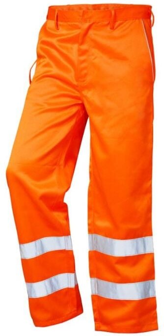 Gr .52 HEINZ WARNSCHUTZ-BUNDHOSE orange HEINZ HIGH VIS TROUSERS
