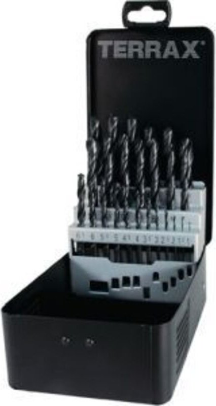 RUKO Spiralbohrer Satz in Industriekassette HSS R Ø 1,0 mm bis 13,0 mm x 0,5 mm