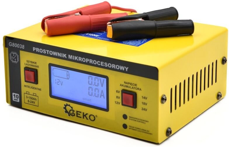 Intelligentes LCD Ladegerät 6V 12V 24V 0 Bis 10A Mikroprozessor