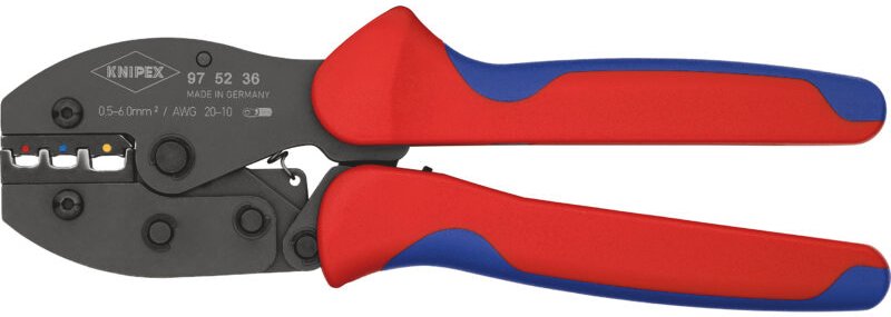 Knipex - Crimpzange PreciForce® Länge 220 mm 0,5- 6 (awg 20 - 10) mm² 487 g