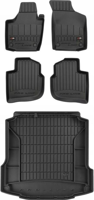 SET 3D Gummimatten Skoda Rapid LB 2012-2019 sw