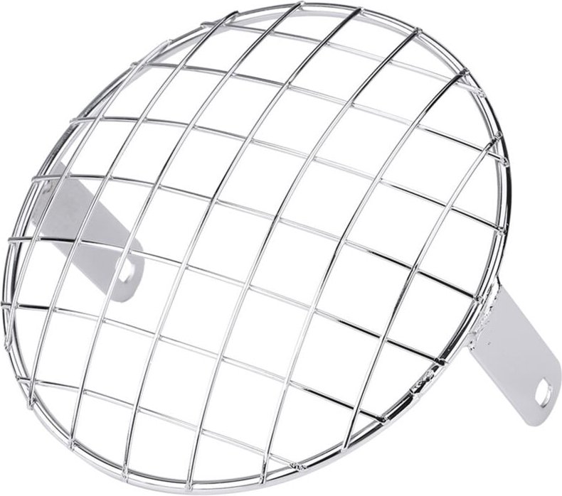 Cocoarm 7-Zoll-Motorradscheinwerfergrillabdeckung mit Grill, einfache Installation, universelle Passform für Cafe Racer,...