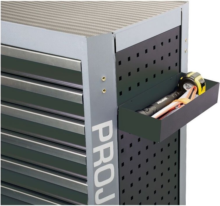 Thumbnail - Zubehör Werkstattwagen mit Vierkantlochung Multifunktionsablage flach Schwarz - Projahn