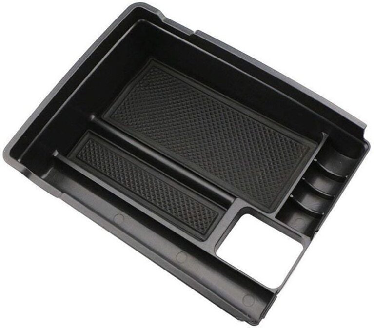 Tlily - Für Nissan Rogue X-Trail 2014-2021 Car Center Console Organizer Armlehne Ablage Innenzubehör - Schwarz