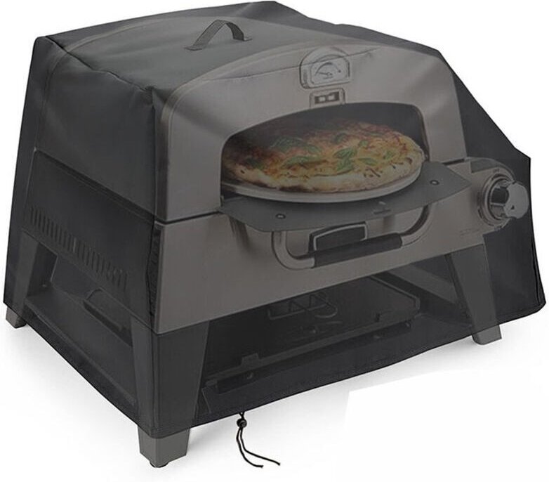 Vtizikl Housse de protection extérieure 3 en 1 résistante aux intempéries pour four à pizza avec cordon d'ourlet pour CG...