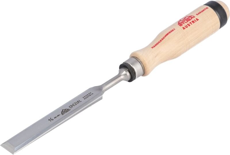 Spezial Stemmeisen (Stechbeitel) mit Weißenbuchenheft Breite 16 mm - Stubai