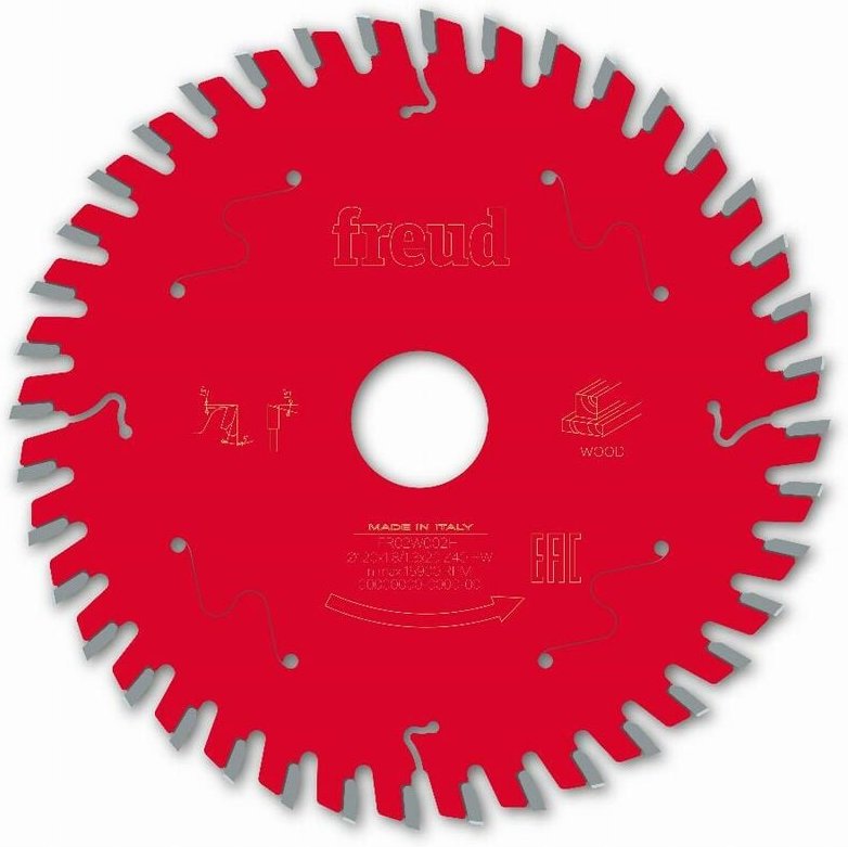 Sägeblatt für Handkreissäge FREUD - Ø120 1,8/1,3 AL20 Z40 BA 5° - F03FS09664 -FR02W002H