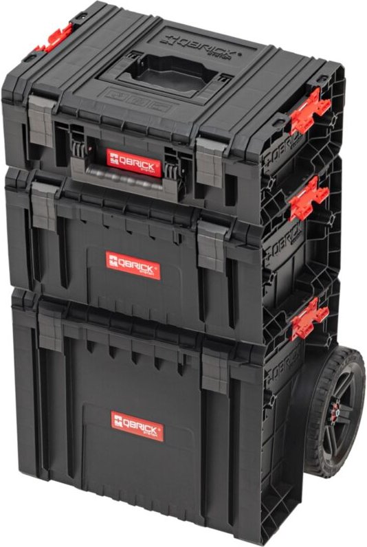 Qbrick System PRO Set 5 2.0 Plus Werkzeug Koffer Set PRO Cart 2.0 Plus + PRO Toolbox 2.0 + PRO Technician Case 2.0