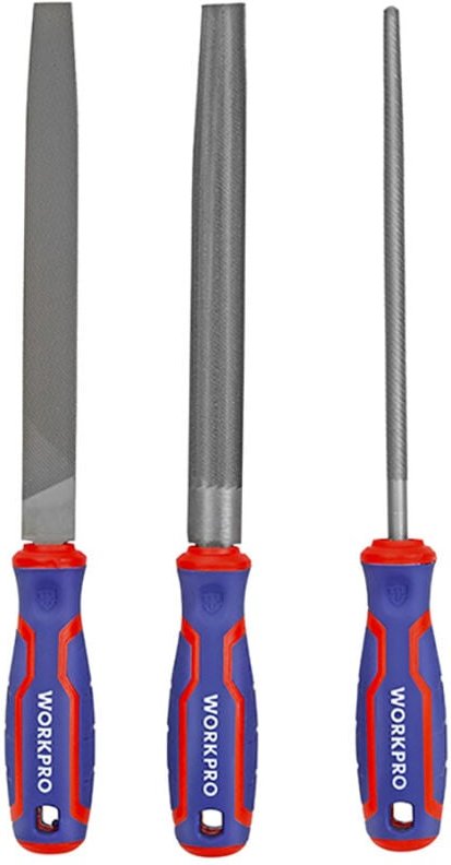 Set mit 3 Feilen 200mm Workpro