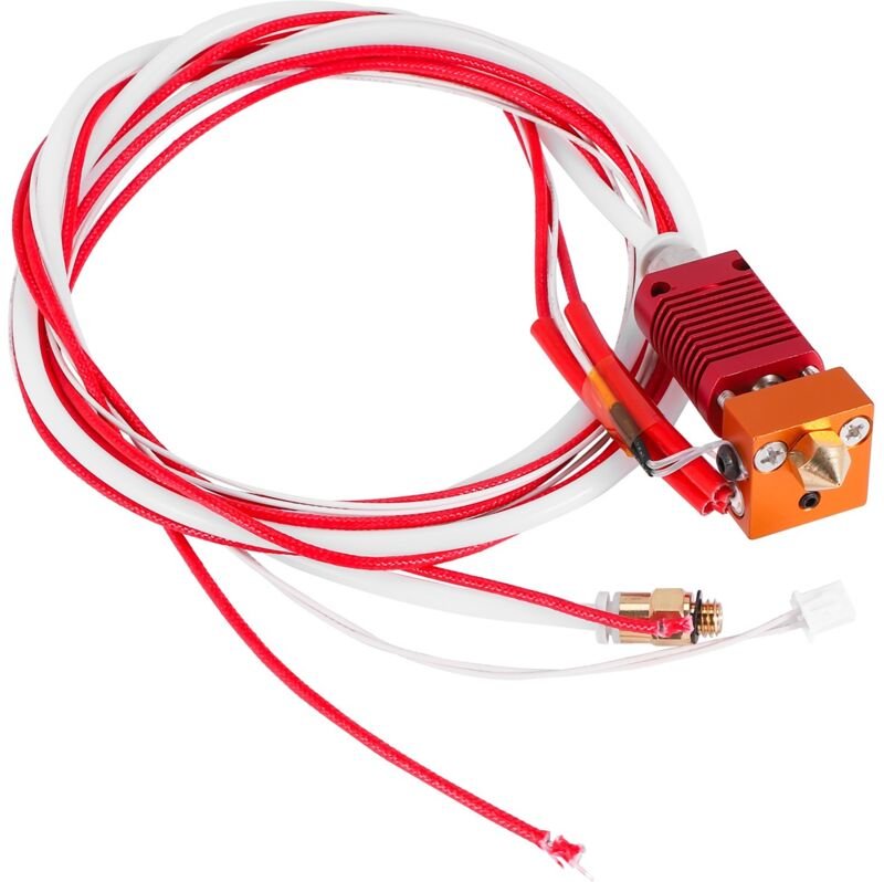 3D-Drucker MK8 Hotend-Kit mit Extruder-Druckkopf, montiertes Hotend für 3 Pro