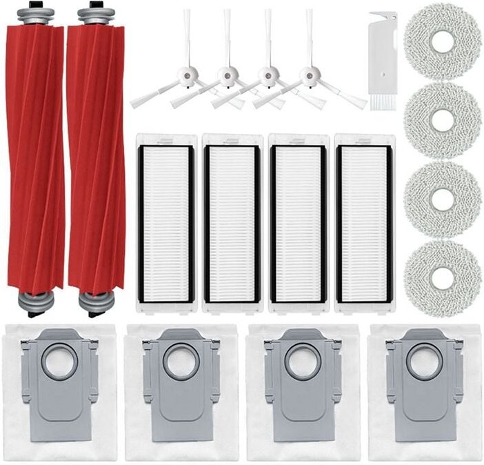 Für q / P10 A7400RR Roboter Vakuum Ersatz Zubehör Wichtigsten Seite Pinsel Hepa-Filter Mopp Tuch Staub Tasche