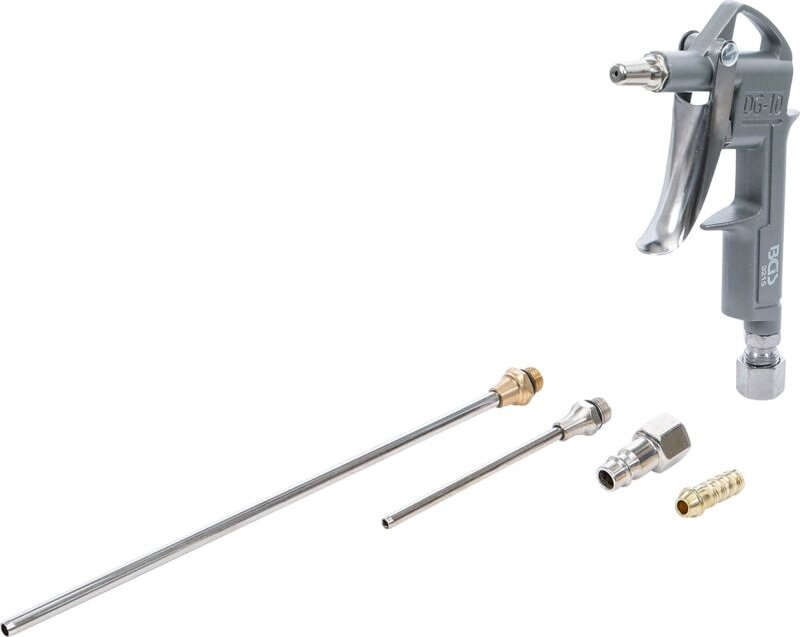 Druckluft-Ausblaspistole Alu-Druckguss mit 3 Düsen