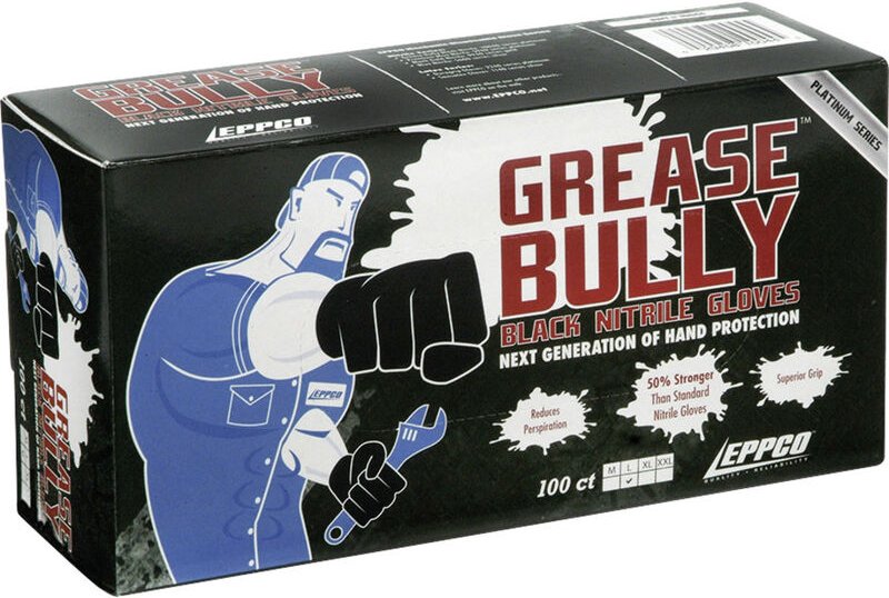 Grease bully xxl 100 St. Nitril Einweghandschuh Größe (Handschuhe): xxl en 374-3, en 420, en - Kunzer