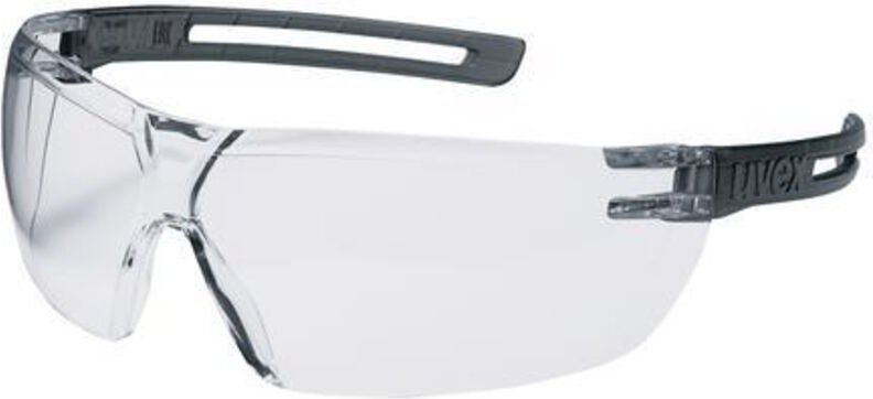 Uvex - x-fit 9199085 Schutzbrille inkl. UV-Schutz Grau, Transluzent