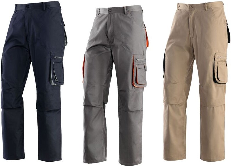 Black Willis zweifarbige Arbeitshose - m - Blau