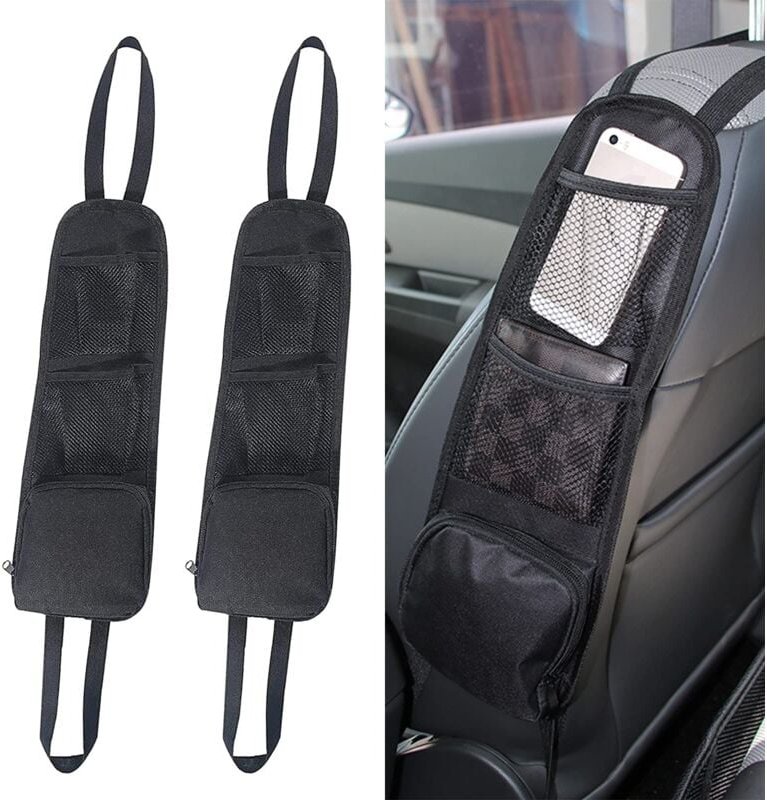 Memkey - 2 Stück Sitzseiten-Organizer – Autositz-Aufbewahrung – multifunktionale Aufbewahrungstasche für Auto und lkw – ...