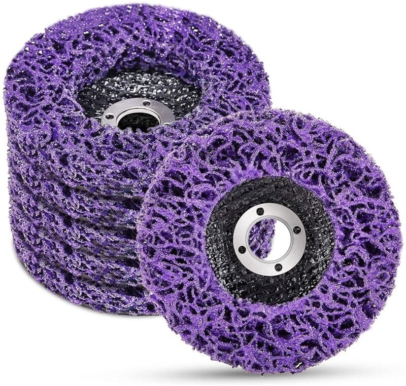 Schleifer-Reinigungsscheiben CSD-Scheibe – zur Oberflächenbehandlung oder Farbentfernung für Winkelschleifer – 125 x 22 ...