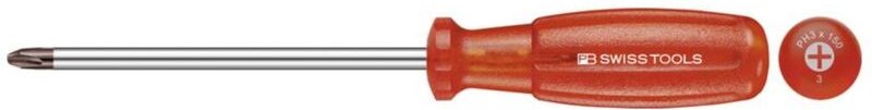 Pb Swiss Tools - Schraubendreher, für Phillips, mit 'Multicraft'-Kraftheft, Kreuzschlitzgröße 3