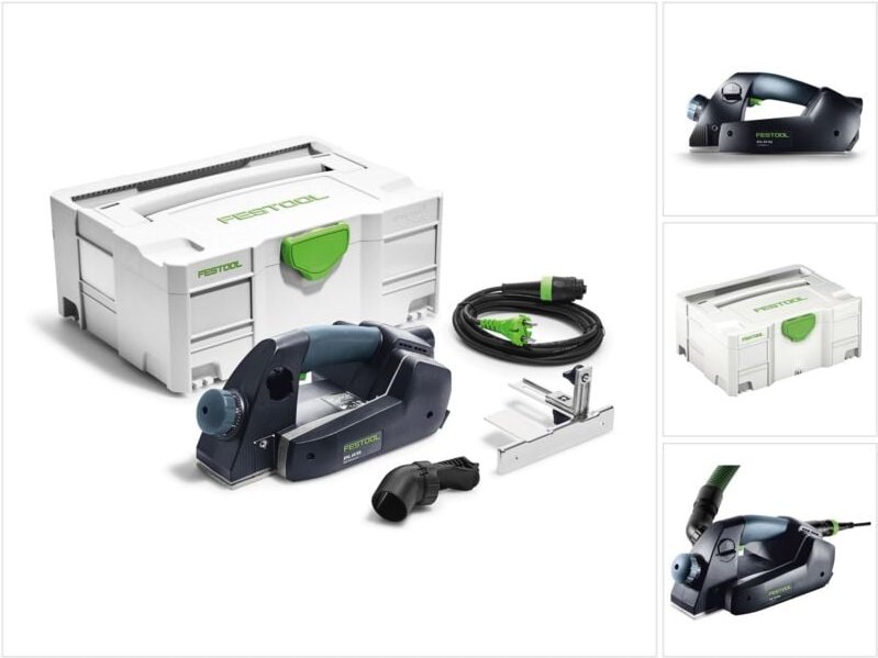 Ehl 65 EQ-Plus Einhandhobel 720 w 65 mm Hobelbreite + systainer ( 576601 ) - Festool