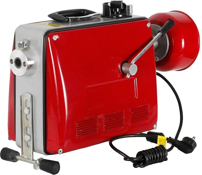 Rohrreinigungsmaschine 500W Rohrreinigungsgerät Rohrreiniger Abflussreiniger - Melko
