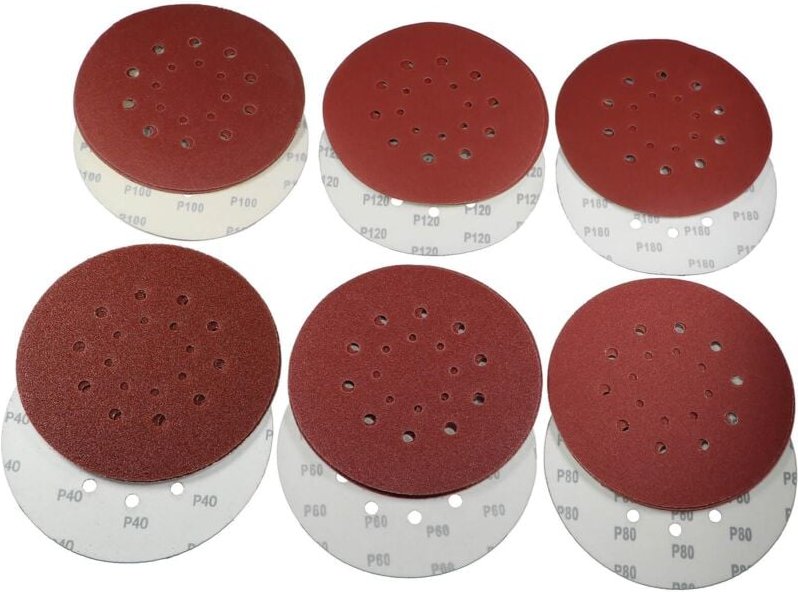 30 Schleifscheiben 225mm mix Sortiment Korn 40, 60, 80, 100, 120, 180 Wand- Deckenschleifer Schleifpapier Eckra