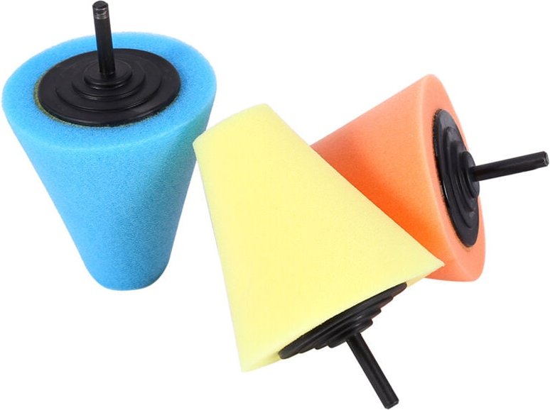 Polierschwamm für Felgen, konisches Pad, einfach zu bedienen für Sportwagenfahrer und Wartungsarbeiter.