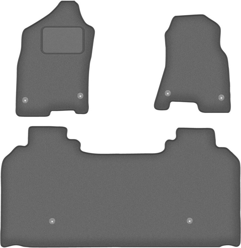 Graphit-Fußmatten für: Dodge RAM 1500 long (2019)