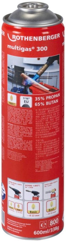 Multigas 300 Gaskartusche 338 g 1 St. - Rothenberger