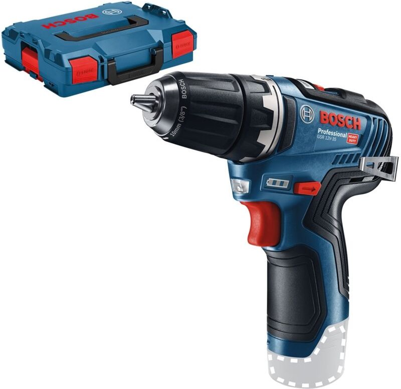 Bosch Akku-Bohrschrauber gsr 12V-35 Solo in L-Boxx - 06019H8001