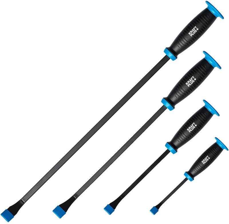 KRAFTPLUS K.915-0402 Hebeleisen Stemmhebel Satz Montiereisen Stemmeisen Montagehebel Set Brechstange für KFZ Werkstatt