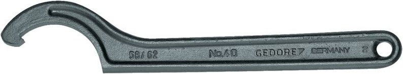 40 205-220 Hakenschlüssel, din 1810 Form a, 205-220 mm