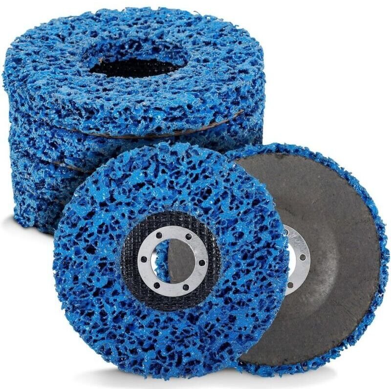 Nylonfaser-Lamellenpolierscheiben, 10er-Packung, Entlackungsscheiben für Winkelschleifer, 115 mm (4,5 Zoll), zum Entfern...