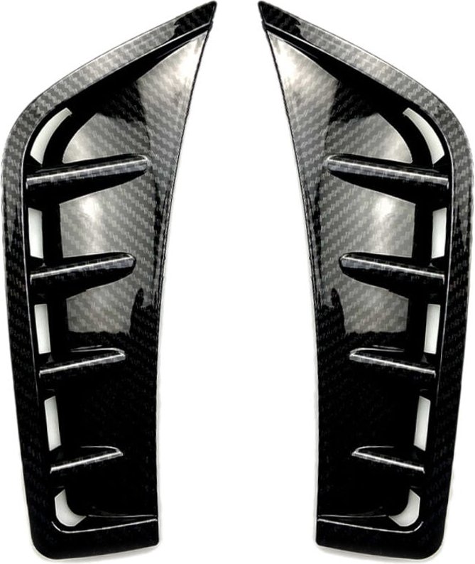 Tlily - Auto Carbon Fiber abs Front Bumper Spoiler Seitenflügel Dekorative Abdeckung Für glc Klasse GLC260 GLC300 2020