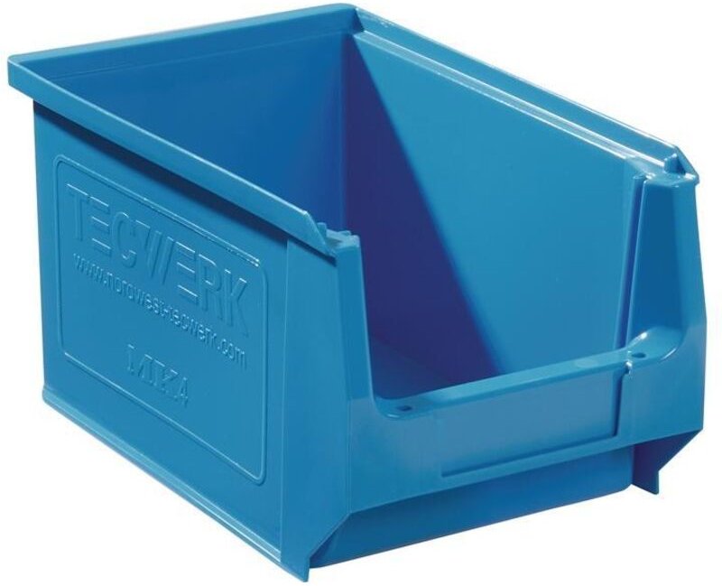 Sichtlagerkasten L230/200xB150xH130mm PE blau