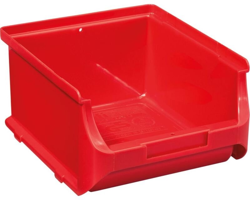 Stapelsichtboxen ProfiPlus Box 2B 13,7 x 16 x 8,2 cm rot Aufbewahrung - Allit