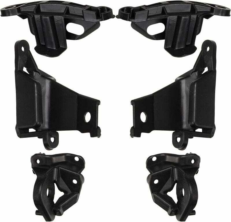 Vtizikl 6Pcs Phare Support Tab Kit De Réparation Pour 308 408 6212.E3 6212.E4 Avant Gauche et Droite