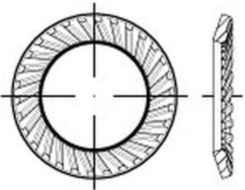 Schnorr Scheiben 1.4301 VS 16 A 2 S 250 Stk