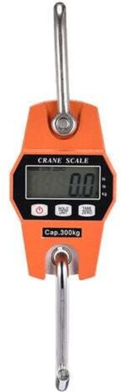 Elektronische Waage 300 kg Hängehakenwaage Dynamometer LCD Industriewaage mit Hakengewicht 300 kg/600 lbs