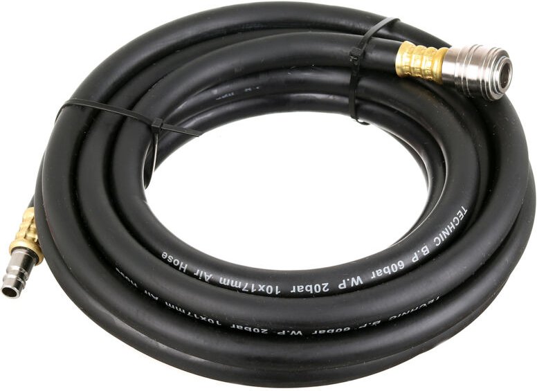 Pneumatischer Gummischlauch Für Kompressor 5m 10mm Mit Schnellkupplungen