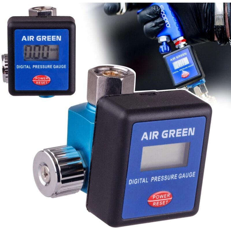 Elektronischer Digitaler Farbpistole Druckminderer 1/4