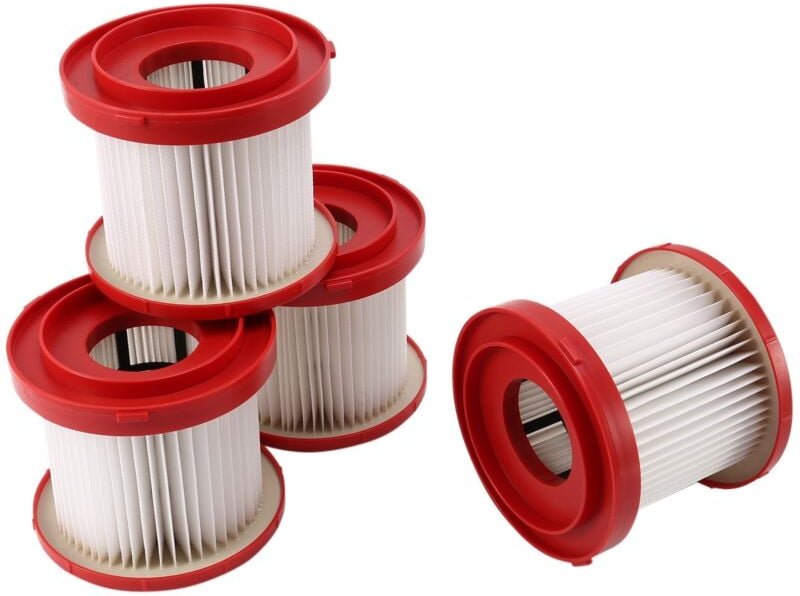 4 Stück HEPA-Nass-Trocken-Staubsaugerfilter, kompatibel mit 49-90-1900. Entwickelt für M18 2 Gallonen Nass-/Trockensauge...