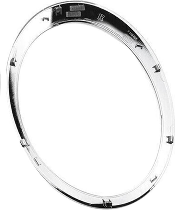 Tlily - Rechts Chrom-Scheinwerfer-Zierring-Dekor für 2014-2019 mini s F55 F56 F57